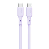 Aukey CB-SCC101 100W USB-C till USB-C-Kabel - 1m - Lila