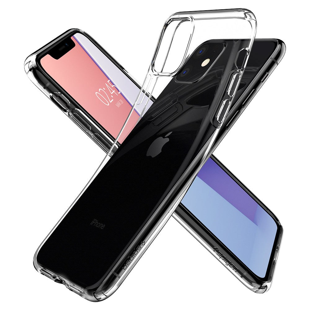 iPhone 11 Spigen Liquid Crystal Skal  - Transparent