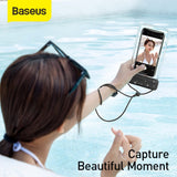 Baseus Let's Go Waterproof Case - Svart (Max. Telefon: 160 x 90 x 10 mm)