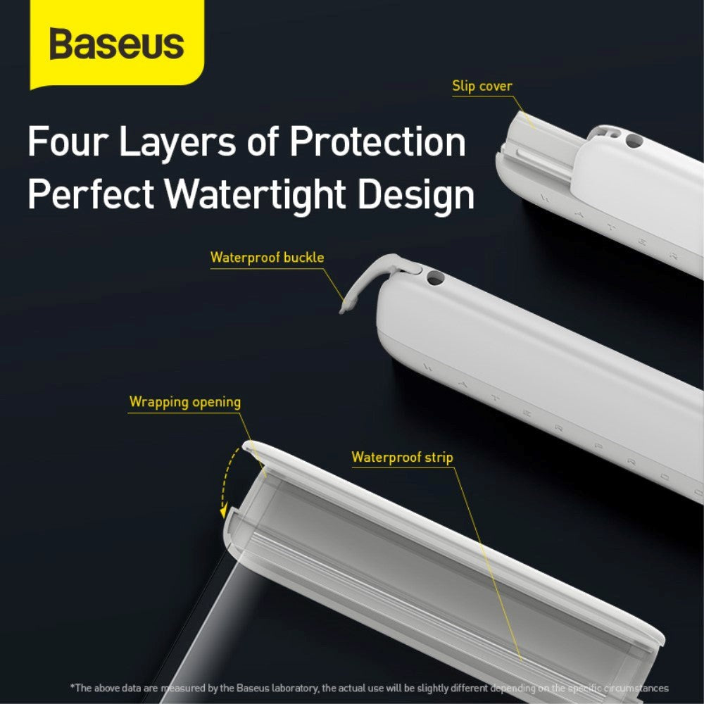 Baseus Let's Go Waterproof Case - White (Max. Telefon: 160 x 90 x 10 mm)