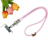Flätad 3-i-1 Mobilrem - 90cm / 30cm - Rosa