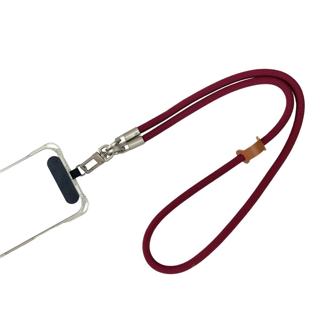 Flätad 3-i-1 Mobilrem - 90cm / 30cm - Röd