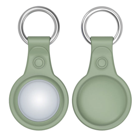 DUX DUCIS AirTag plast nyckelring m. Carabiner - 4 -pack - Svart / blå / lila / grön