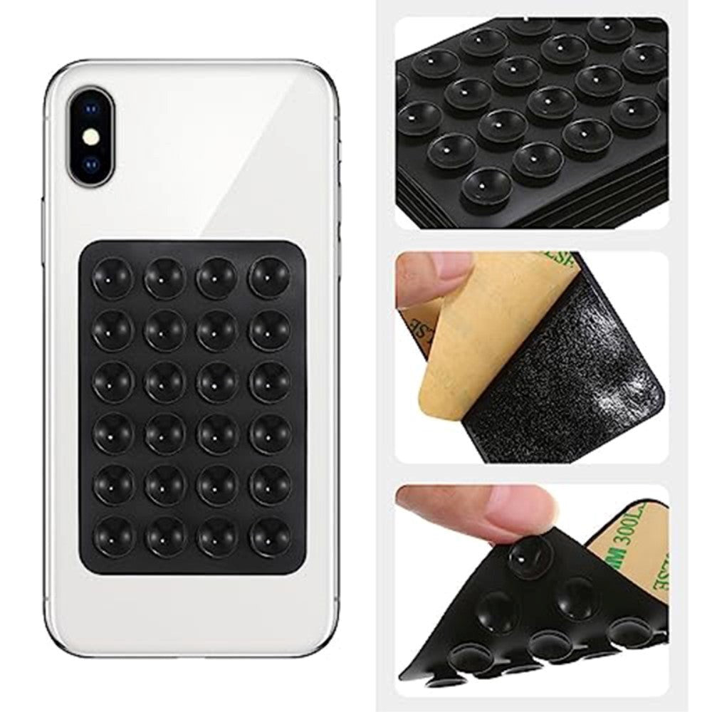 Silikon Sugkopp Mobil Hållare - 10-Pack - Rosa