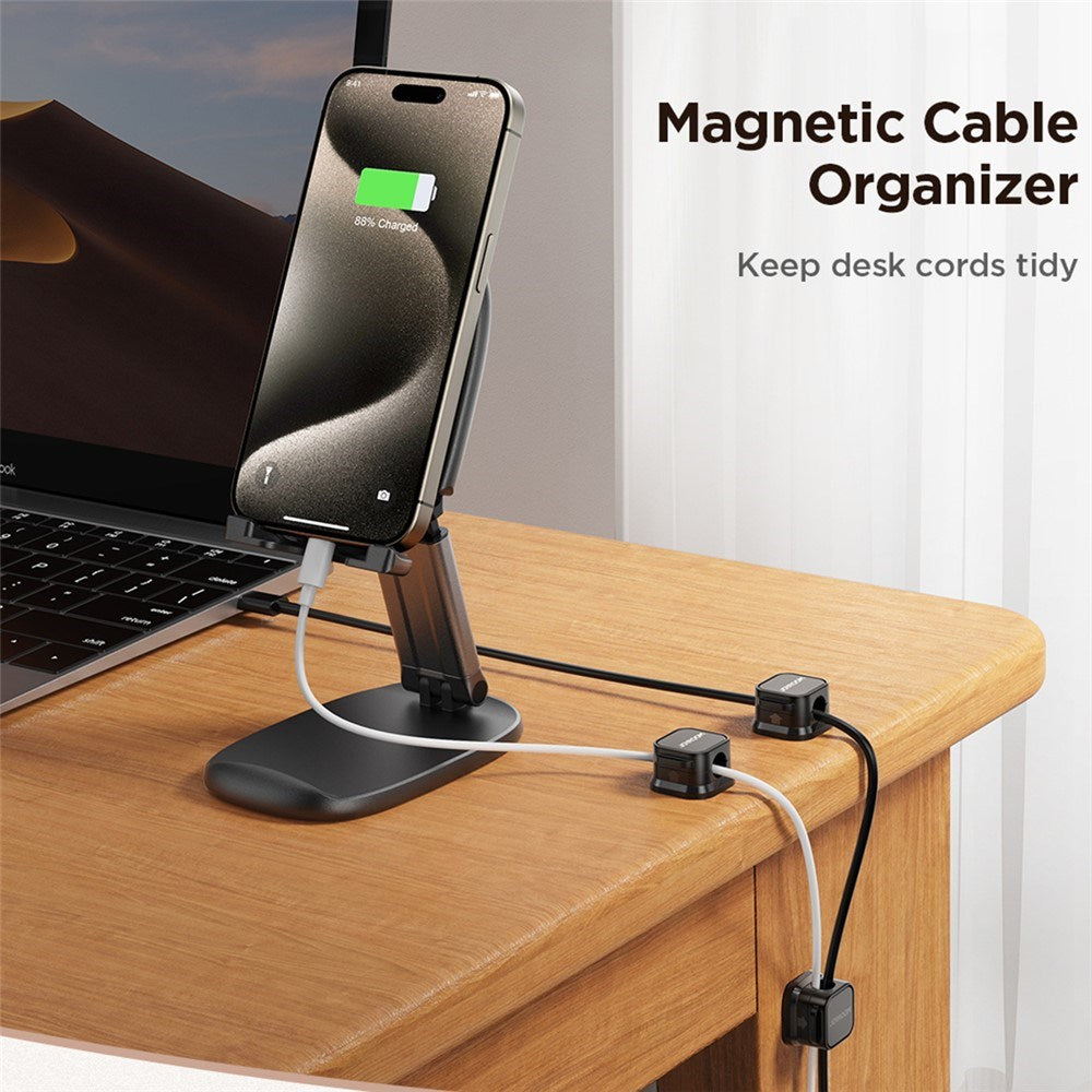 JOYROOM Magnetisk Kabelhållare – 3 st – Vit