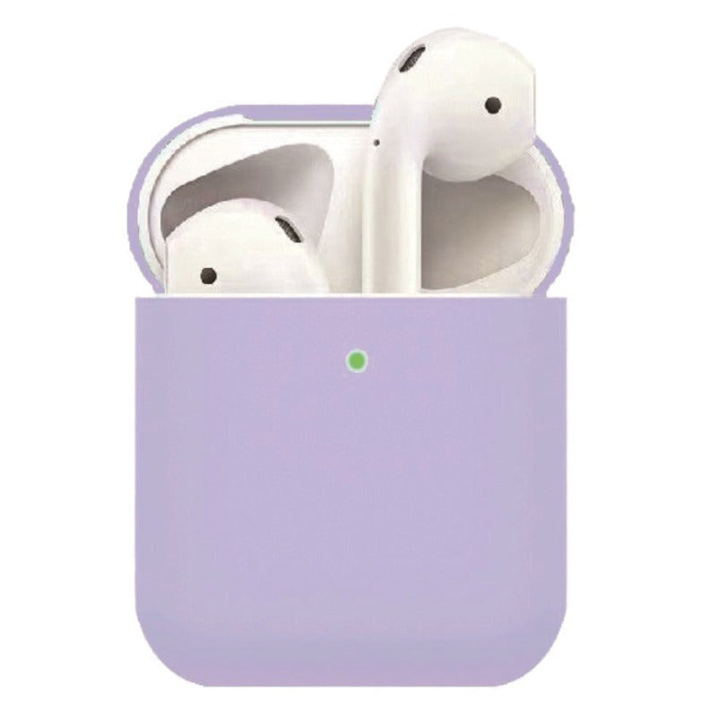 Apple AirPods (1. & 2. Gen.) Tunn silikonfodral - lila