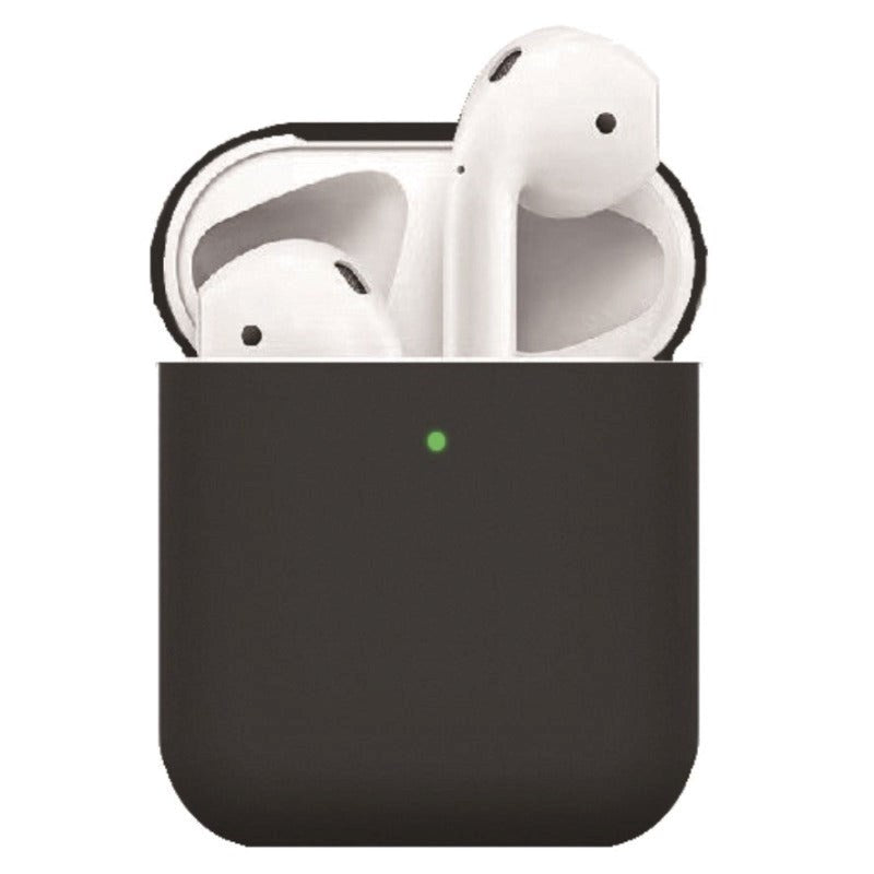 Apple AirPods (1. & 2. Gen.) Tunn silikonfodral - Svart