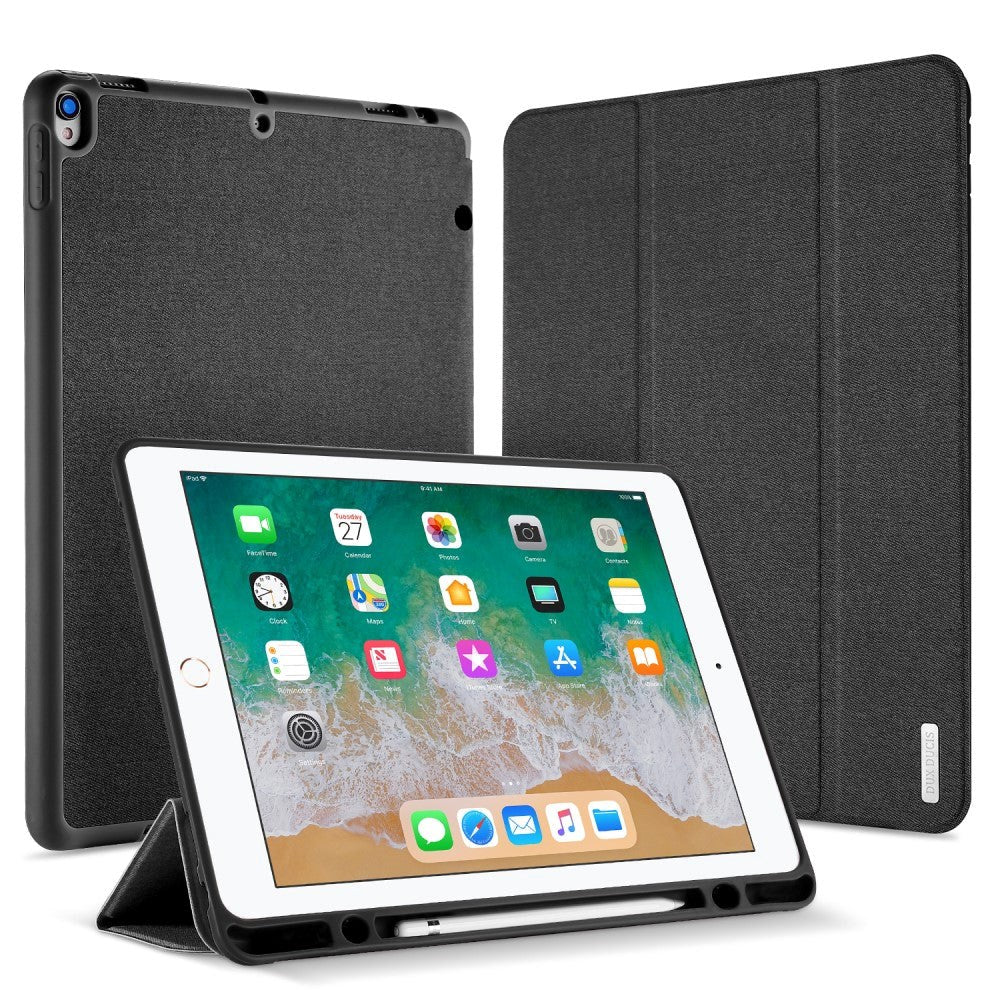 iPad Pro 12.9" (2017) DUX DUCIS Domo Series Quality Case - Fodral med Tygstruktur - Svart