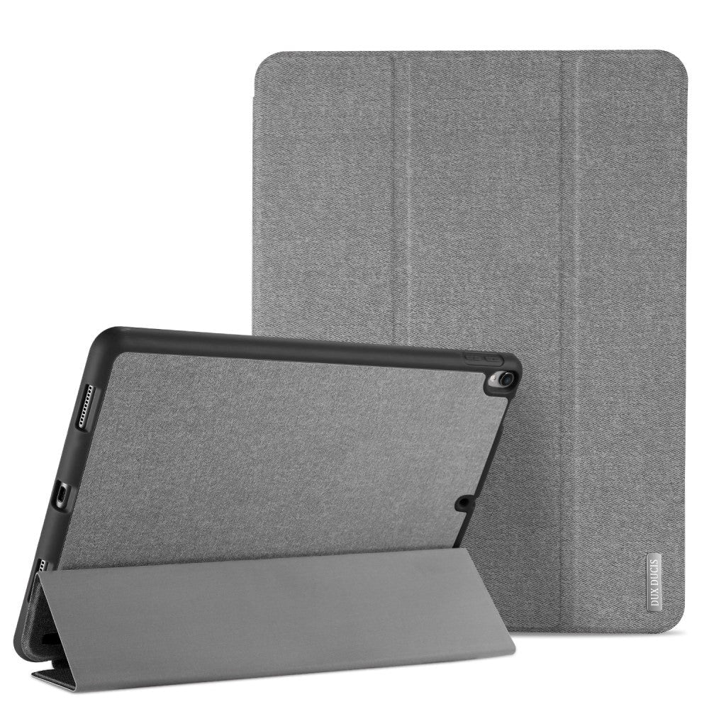 iPad Pro 12.9" (2017) DUX DUCIS Domo Series Quality Case - Fodral med Tygstruktur - Grå