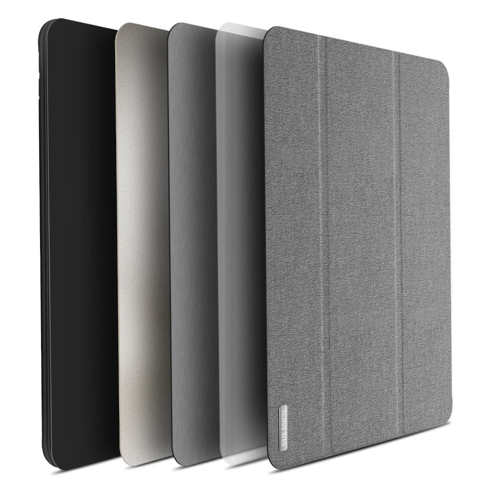 iPad Pro 12.9" (2017) DUX DUCIS Domo Series Quality Case - Fodral med Tygstruktur - Grå