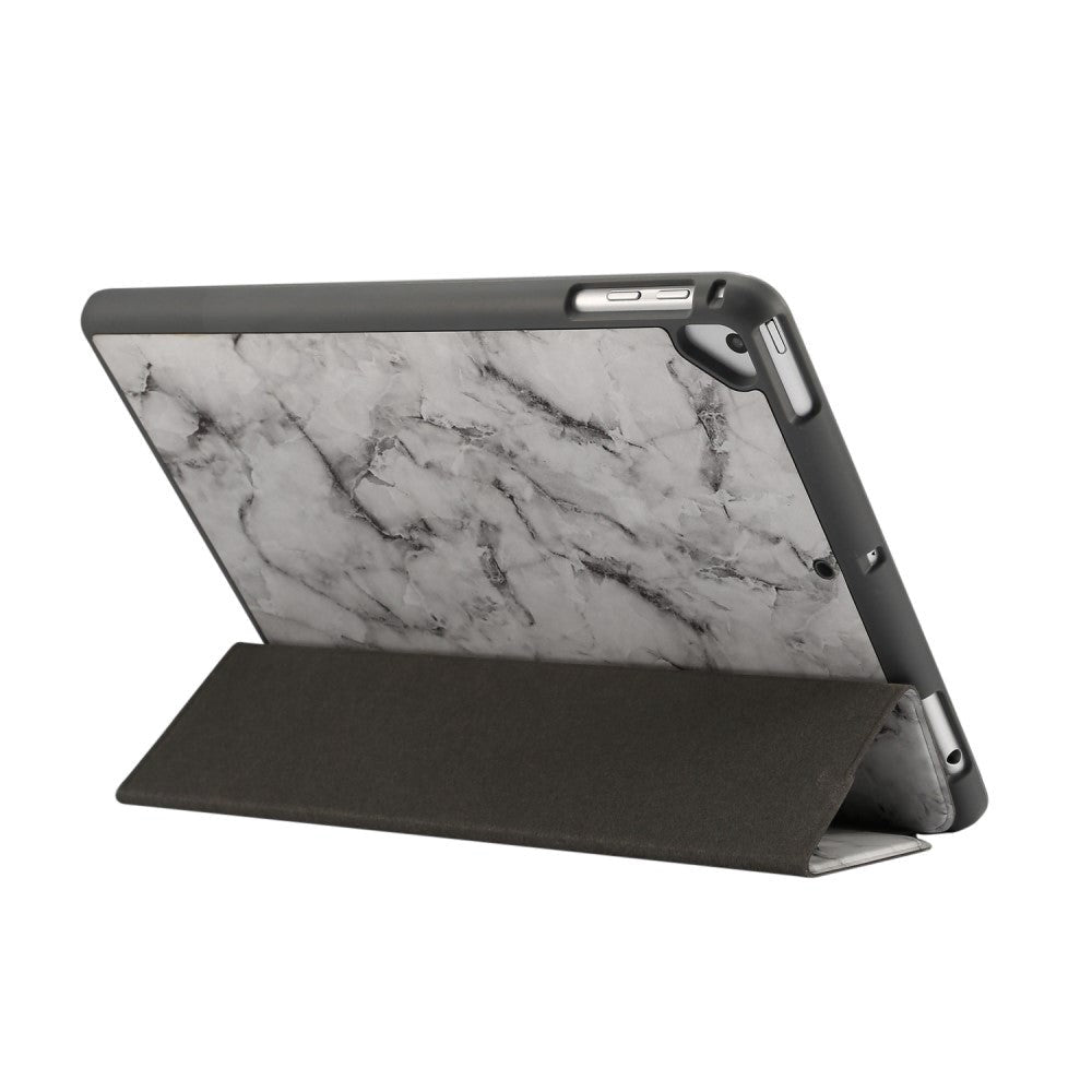 iPad Fodral - Sindal Marble Series Total Protection Fodral - Grå Marmor
