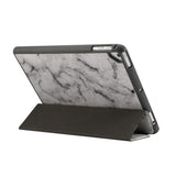 iPad Fodral - Sindal Marble Series Total Protection Fodral - Grå Marmor