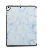 iPad Fodral - Sindal Marble Series Total Protection Fodral - Misty Blue Marmor