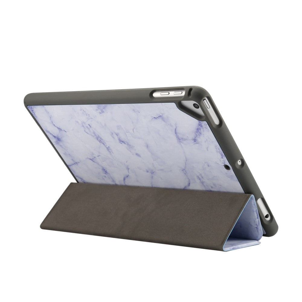 iPad Fodral - Sindal Marble Series Total Protection Fodral - Thunder Blue