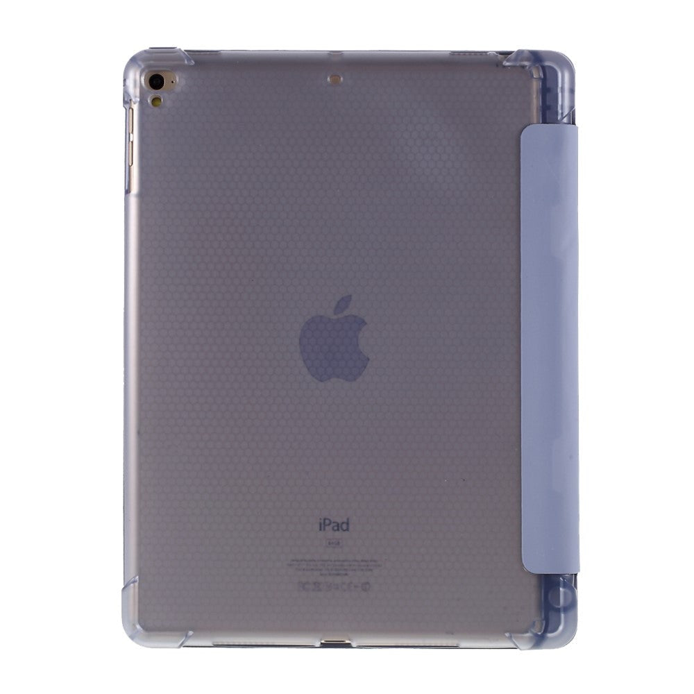 iPad 9.7" (2018 / 2017) / iPad Air / iPad Air 2 Tri-fold Fodral med Apple Pencil Hållare - Lila