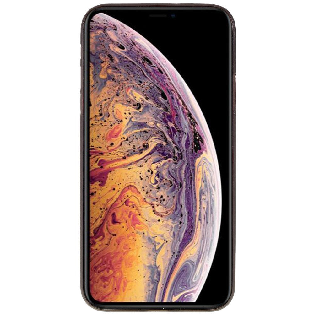 EIDERWOOD iPhone XR Tunt Plast Skal - Genomskinlig / Svart