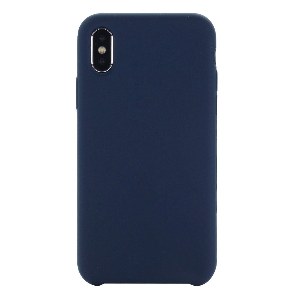 iPhone X / Xs mjukt silikonfodral - Dark Blue Vol. 2