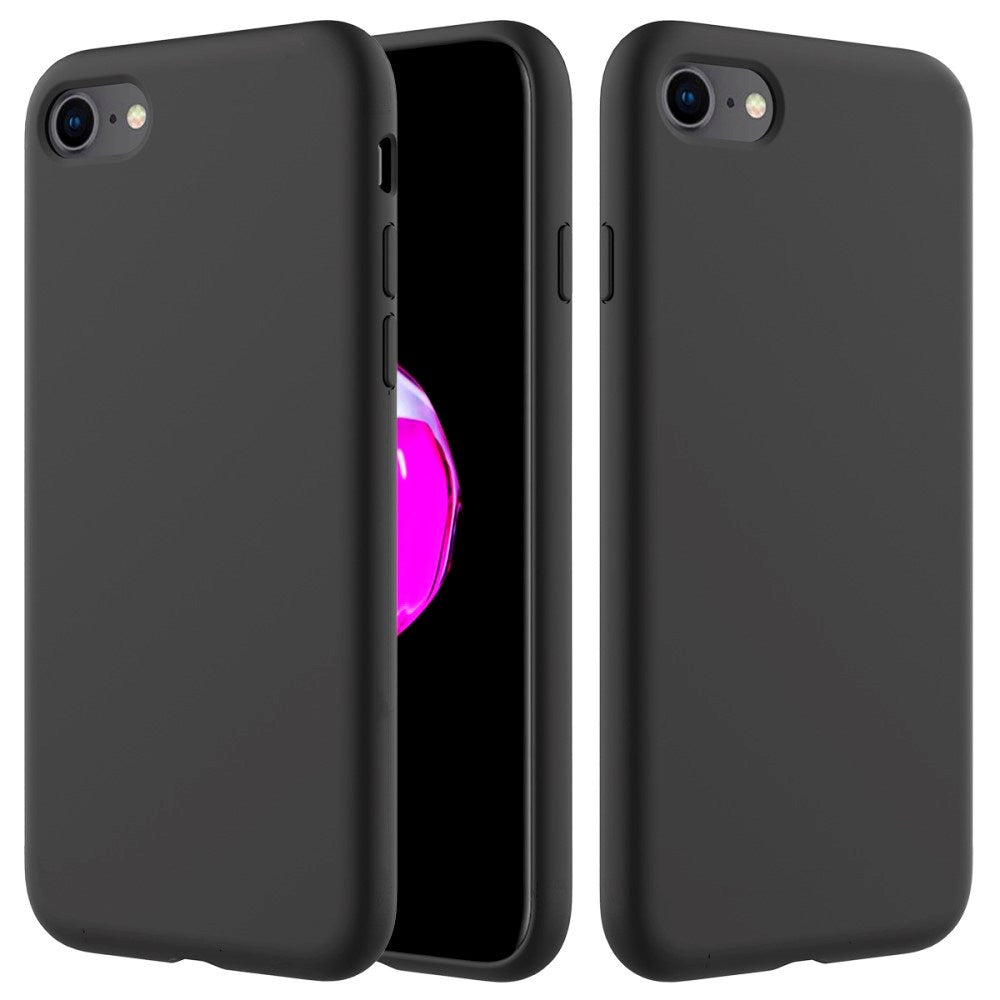 iPhone SE (2022/2020) / 8 / 7 Skal Silikon - Svart Vol. 2