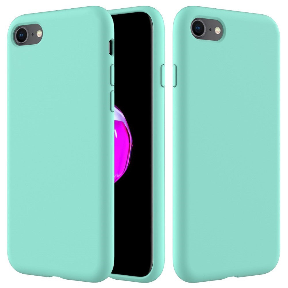 iPhone SE (2022/2020) / 8 / 7 Skal Silikon - Cyan Vol. 2