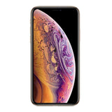 iPhone xs max nxe Flexibelt modefodral m. Back Glass - Blue