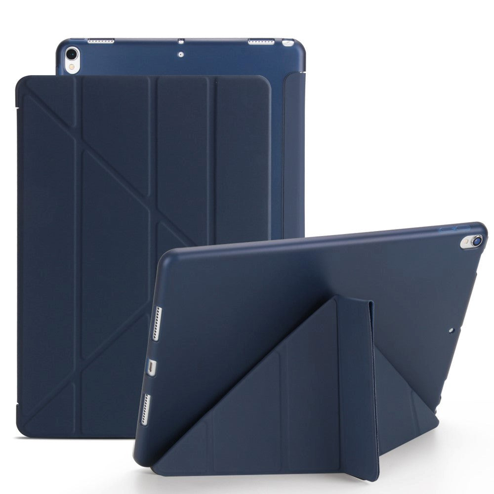 iPad Air (2019) / iPad Pro 10.5" Flexibelt Origami Fodral - Mörkblå