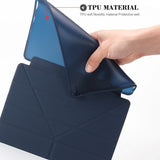 iPad Air (2019) / iPad Pro 10.5" Flexibelt Origami Fodral - Mörkblå