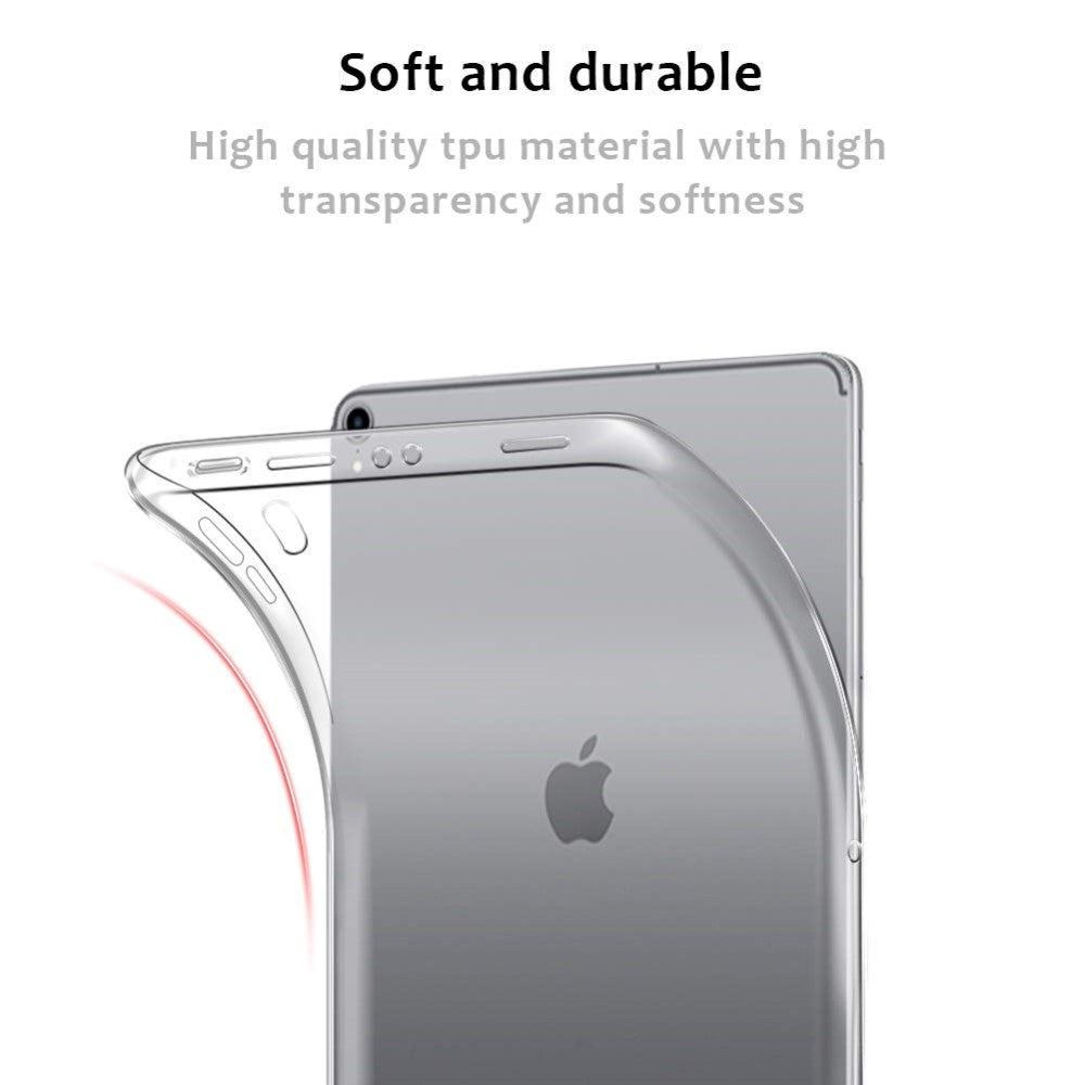 iPad Air 10.9-11" (2024-2020) / Pro 11" (2022-2018) Clear Skal TPU - Transparent