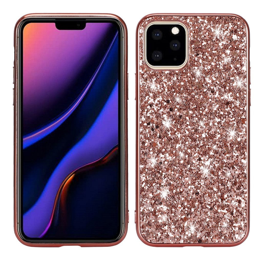 EIDERWOOD iPhone 11 Pro Max Glitter Hybrid Skal - Rose Gold
