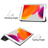 iPad 10.2" (2021 / 2020 / 2019) Tri-fold Fodral - Svart