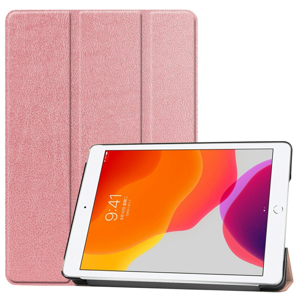 iPad 10.2" (2021 / 2020 / 2019) Tri-fold Fodral - Rött guld