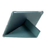 iPad 10.2" (2021 / 2020 / 2019) / iPad Pro 10.5 / iPad Air (2019) Flexibelt Origami Fodral - Mörkgrön