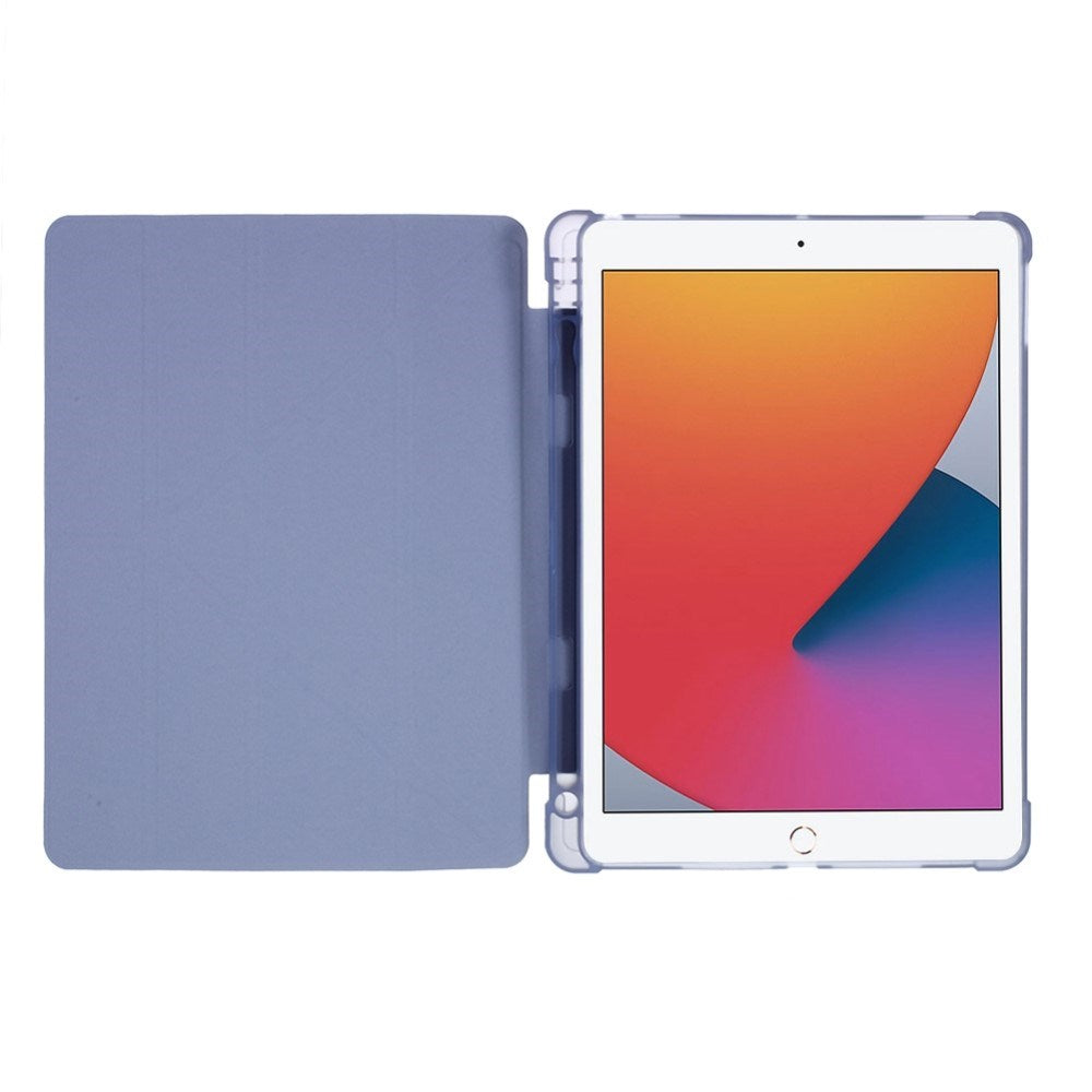 iPad 10.2" (2021 / 2020 / 2019) / iPad Pro 10.5 / iPad Air (2019) Flexibelt Origami Fodral - Lila