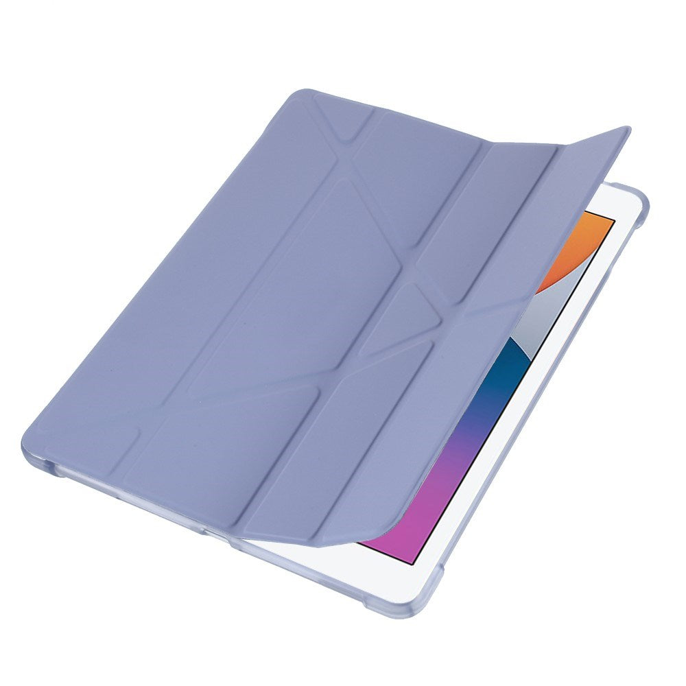 iPad 10.2" (2021 / 2020 / 2019) / iPad Pro 10.5 / iPad Air (2019) Flexibelt Origami Fodral - Lila