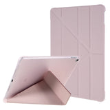 iPad 10.2" (2021 / 2020 / 2019) / iPad Pro 10.5 / iPad Air (2019) Flexibelt Origami Fodral - Pink