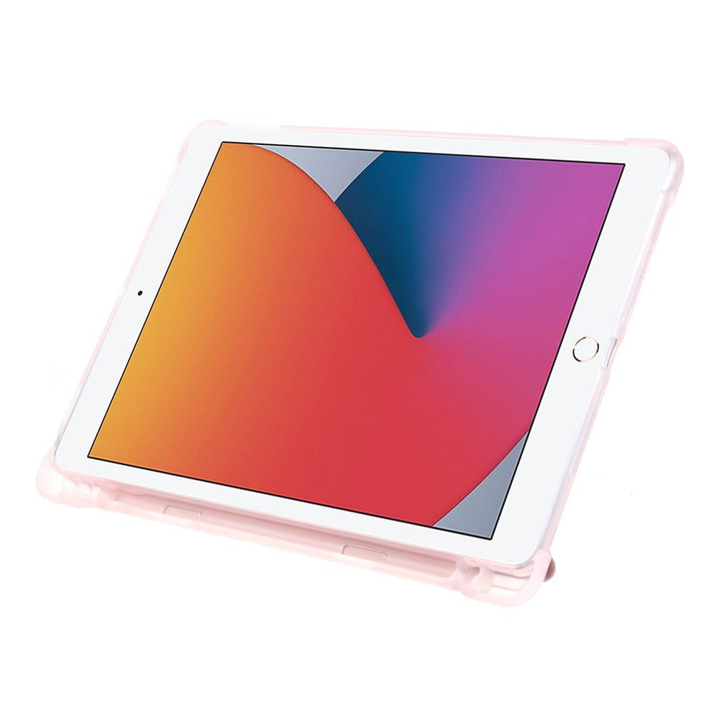 iPad 10.2" (2021 / 2020 / 2019) / iPad Pro 10.5 / iPad Air (2019) Flexibelt Origami Fodral - Pink