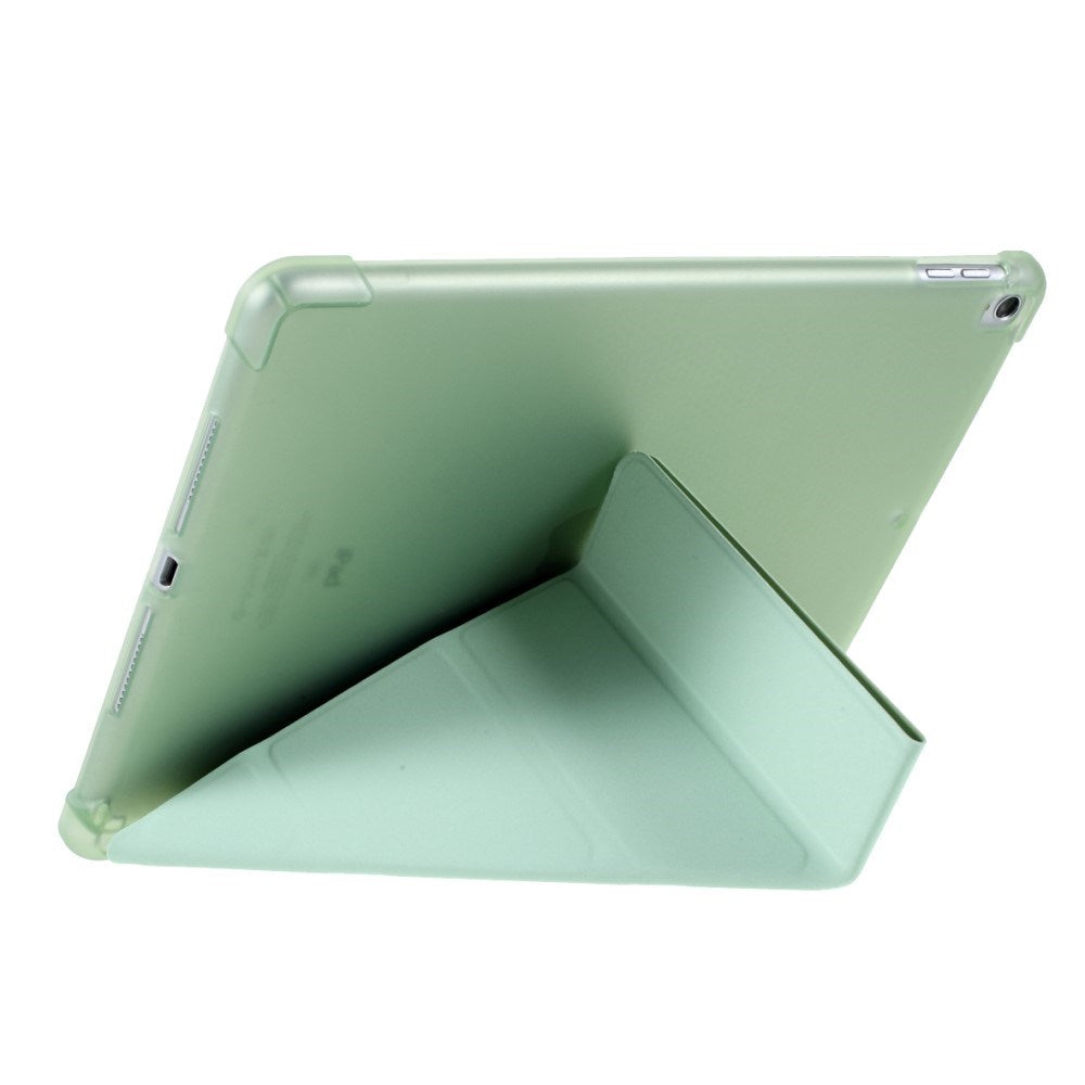 iPad 10.2" (2021 / 2020 / 2019) / iPad Pro 10.5 / iPad Air (2019) Flexibelt Origami Fodral - Grön