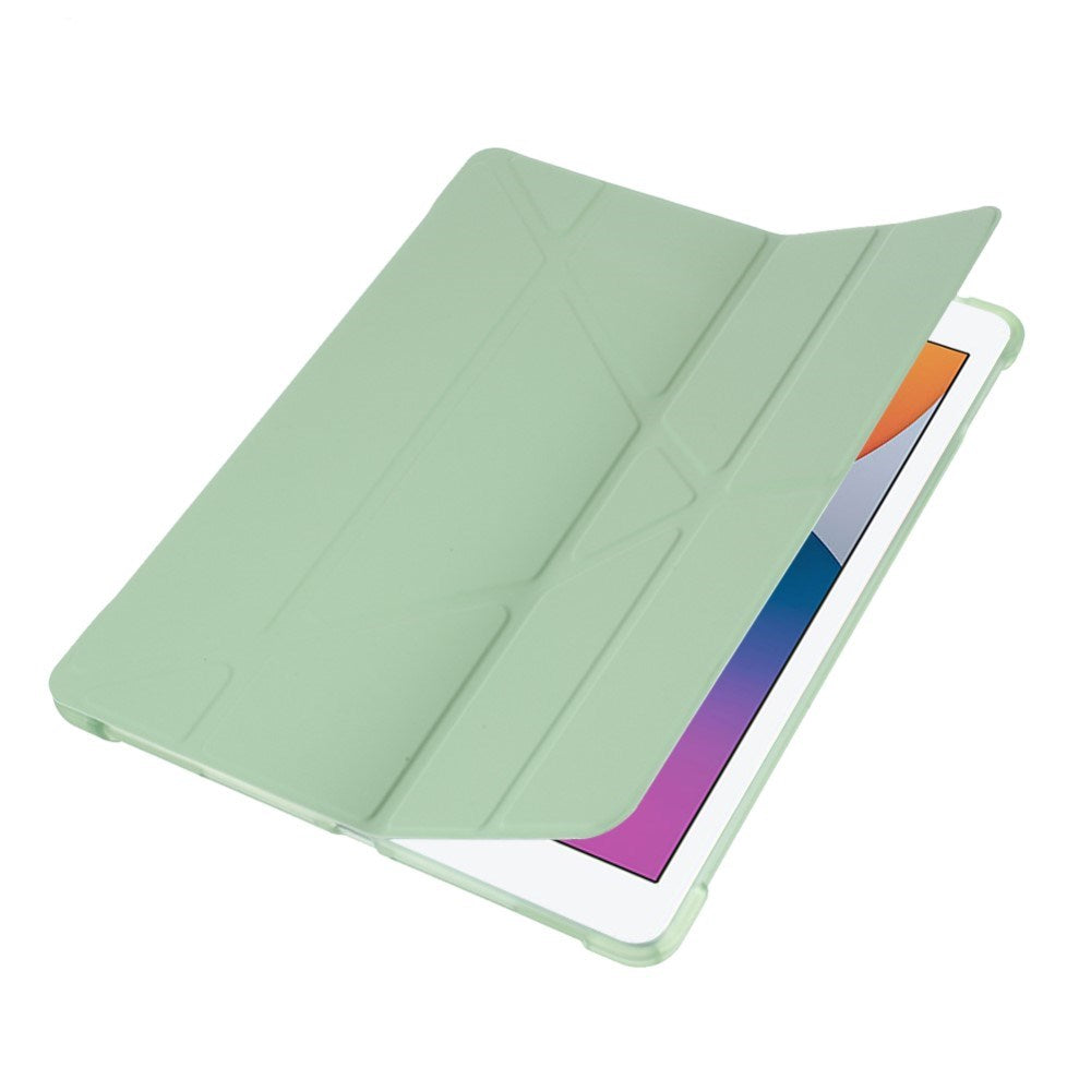 iPad 10.2" (2021 / 2020 / 2019) / iPad Pro 10.5 / iPad Air (2019) Flexibelt Origami Fodral - Grön