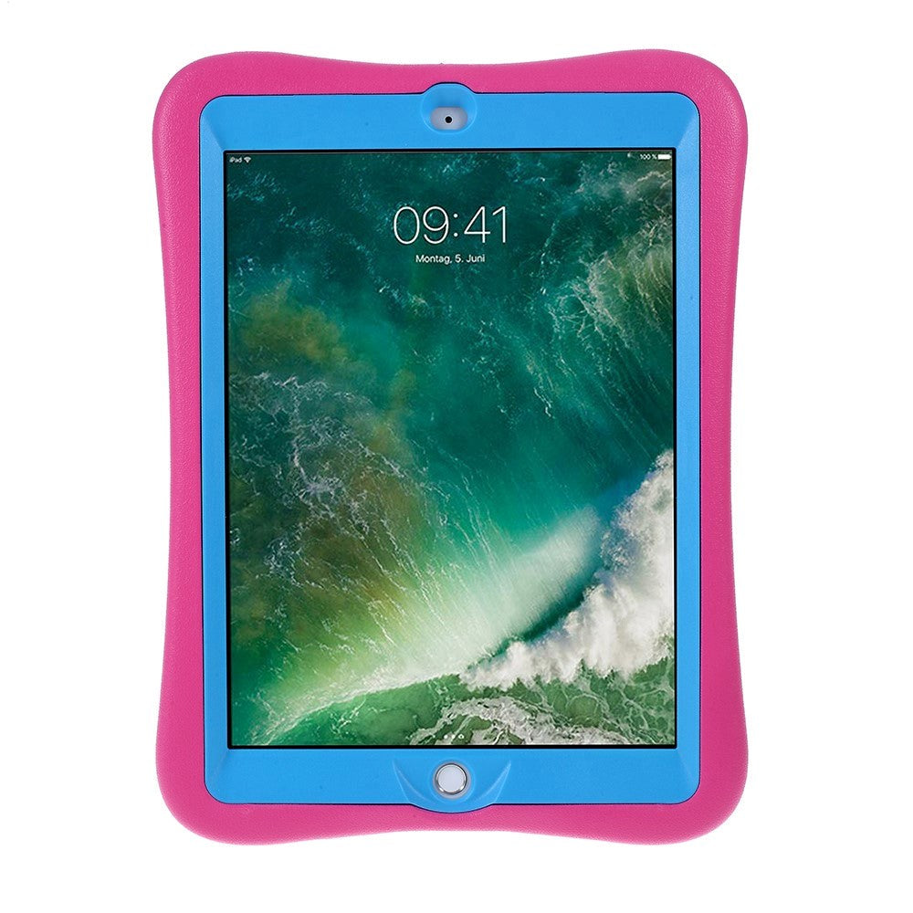 iPad 10.2" (2021 / 2020 / 2019) Pepkoo Shockproof Skal med 360 Graders Stativfunktion - Rosa / Blå