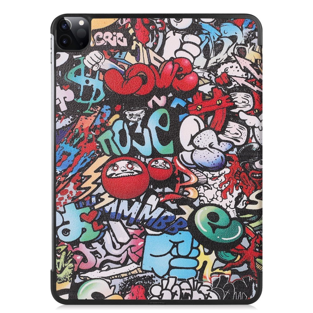 iPad Pro 11" (2022 / 2021 / 2020 / 2018) Fodral med Tri-Fold Stativfunktion - Graffiti