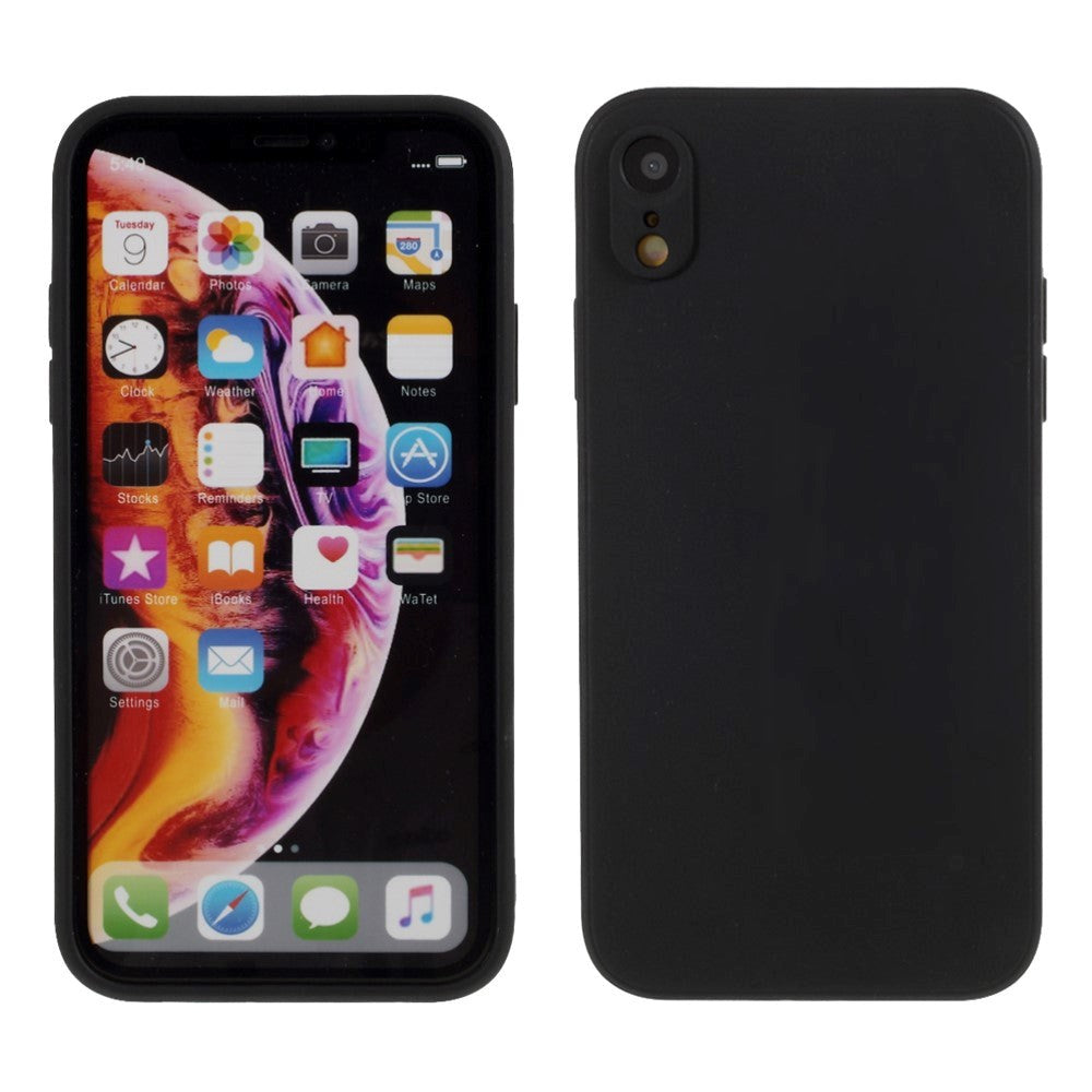 iPhone XR Silikon Skal - Svart