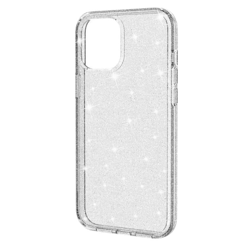 iPhone 12 / 12 Pro Skal Hybridplast - Glitter - Transparent