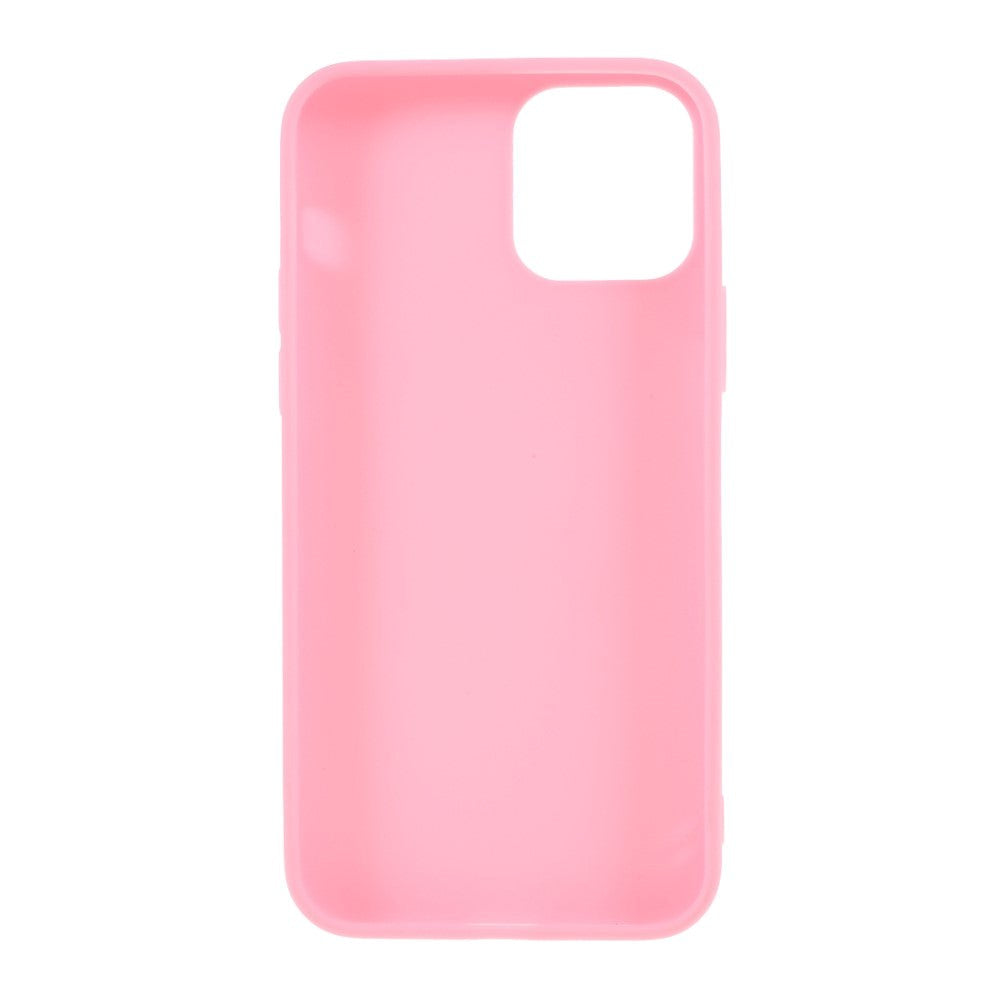 iPhone 12 / 12 Pro Minimalistiskt Skal Flexibel Plast - Rosa