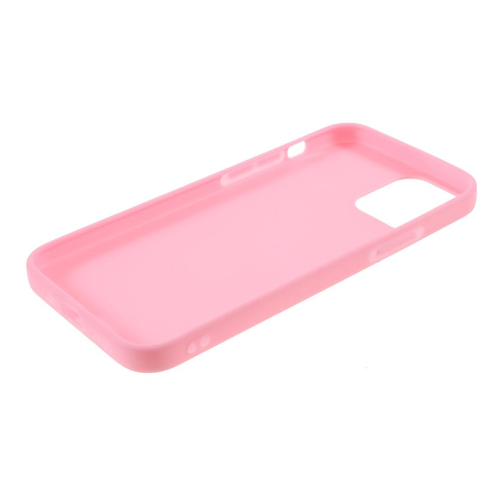 iPhone 12 / 12 Pro Minimalistiskt Skal Flexibel Plast - Rosa