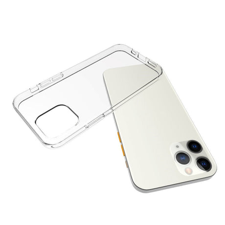 iPhone 12 Pro Max Minimalistiskt Skal Flexibel Plast - Transparent