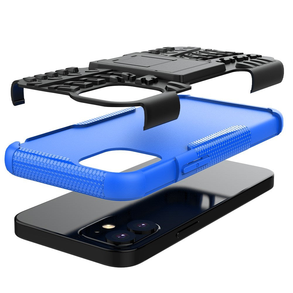 EIDERWOOD iPhone 12 Mini Cool Bull Tough Case m. Stand - Blå