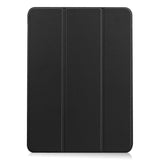 EIDERWOOD iPad Air 10.9-11" (2024-2020) Tri-fold Fodral Litchi-textur - Svart