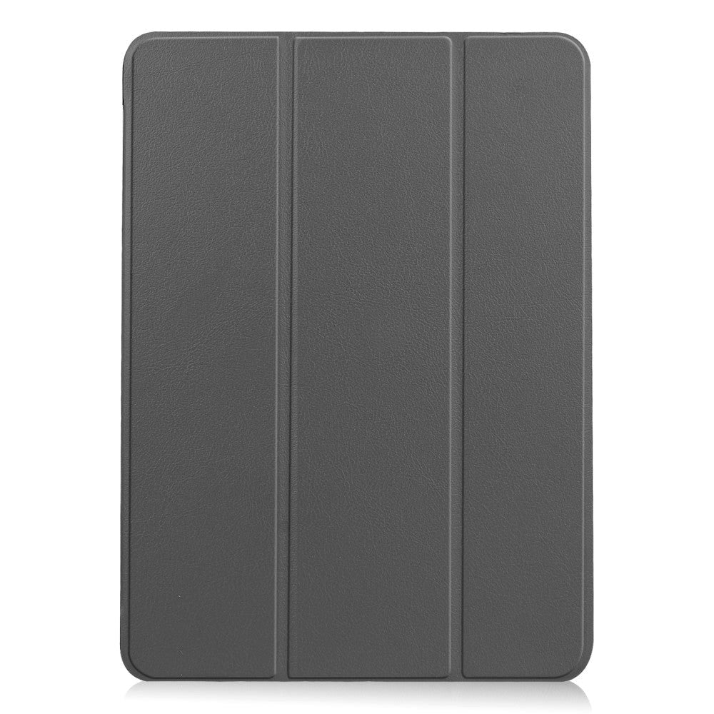 EIDERWOOD iPad Air 10.9-11" (2024-2020) Tri-fold Fodral Litchi-textur - Grå