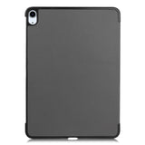 EIDERWOOD iPad Air 10.9-11" (2024-2020) Tri-fold Fodral Litchi-textur - Grå