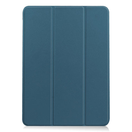 EIDERWOOD iPad Air 10.9-11" (2024-2020) Tri-fold Fodral Litchi-textur - Grön