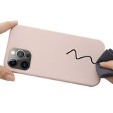 iPhone 12 / 12 Pro Skal Silikon - MagSafe-kompatibelt - Rosa